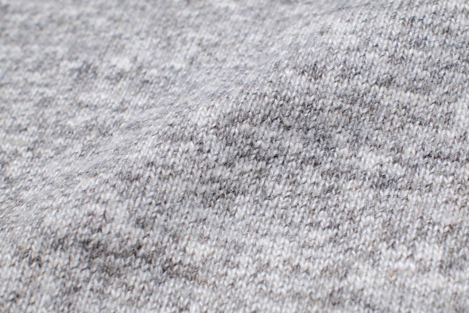Dubble Works Heavyweight “STAND WHEELER” Loopwheeled L/S Tee (Heather Grey)