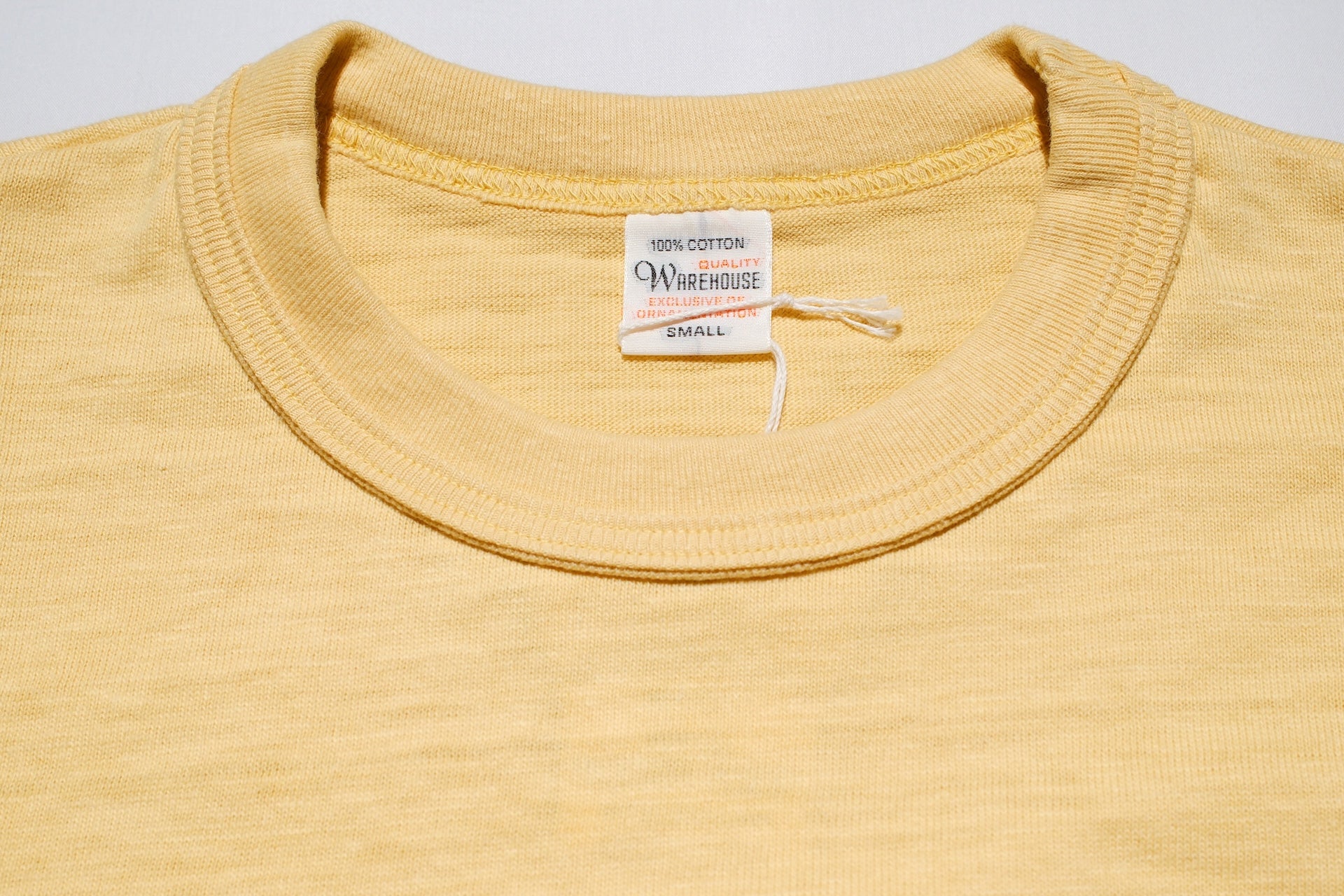 Warehouse 5.5oz "Bamboo Textured" Pocket Tee (Straw)