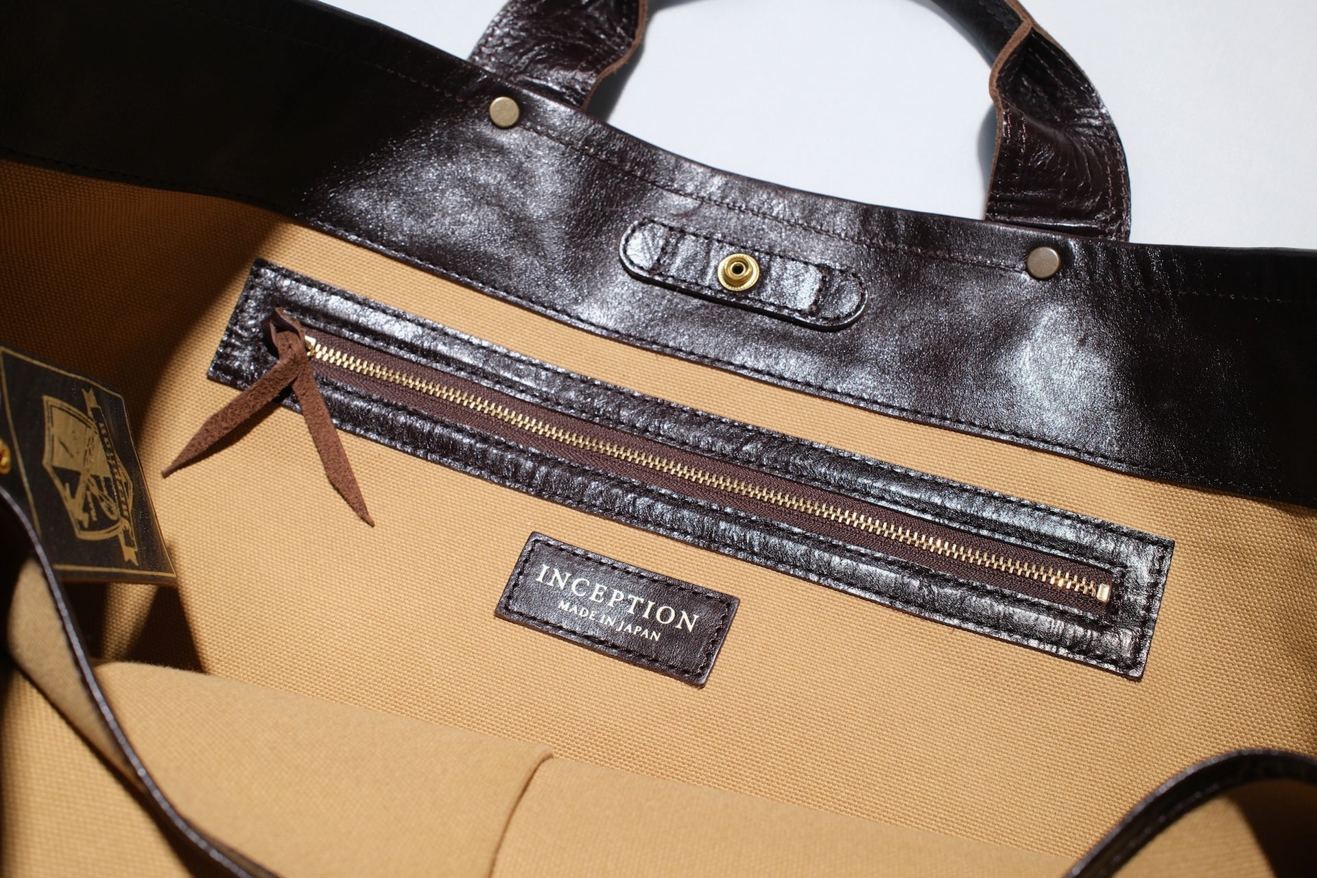 Inception by Accel Company Size Large Horsehide “Multi-Functional” Tote Bag (Brown Tea-cored)