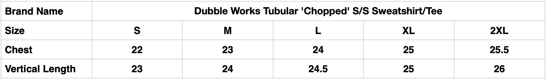 Dubble Works Tubular 'Chopped' S/S Sweatshirt/Tee (Tea Green)