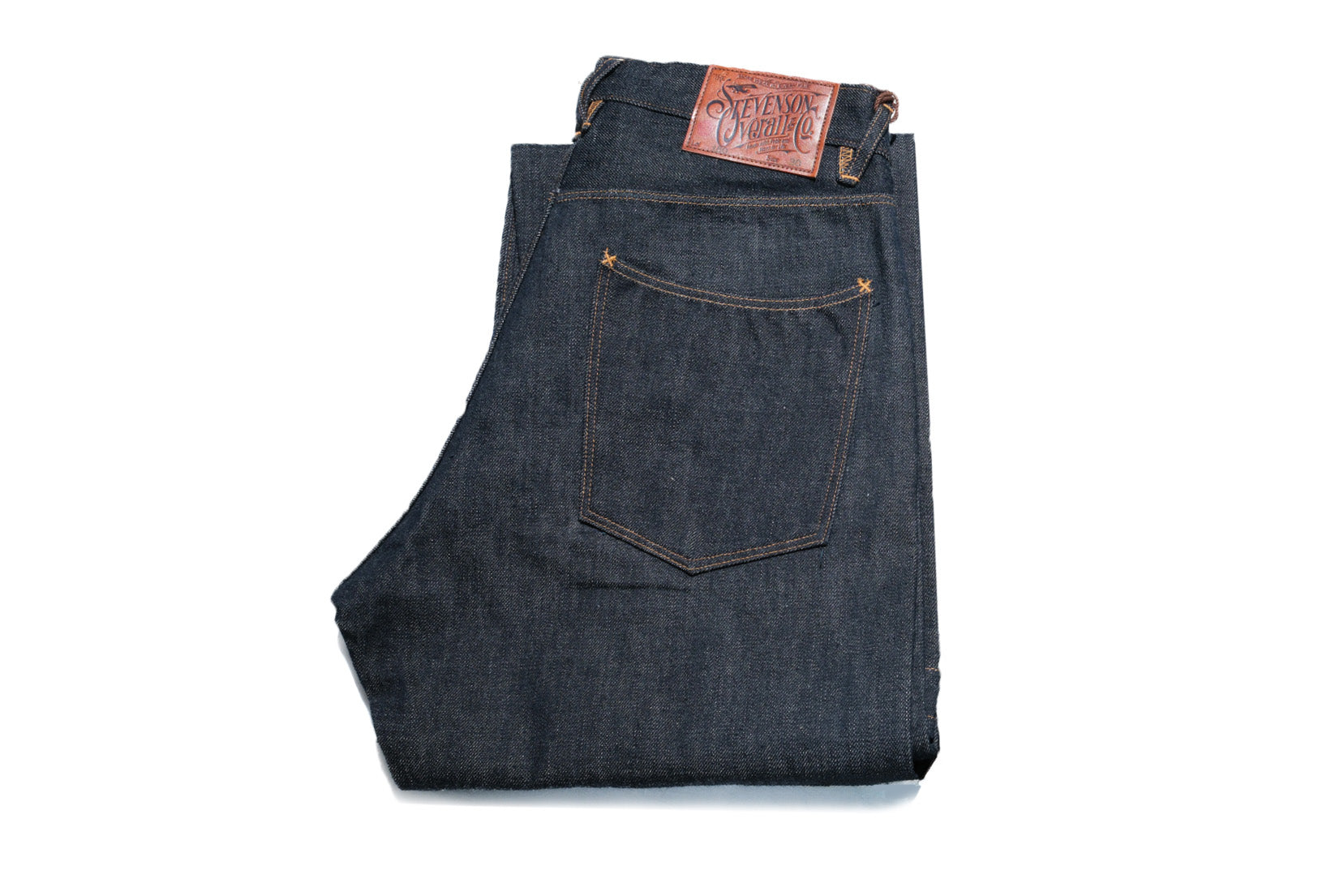 Stevenson Overall Co. 13.5oz Indigo Dyed "Encinitas" 150-RXX Denim (Regular Straight Fit)