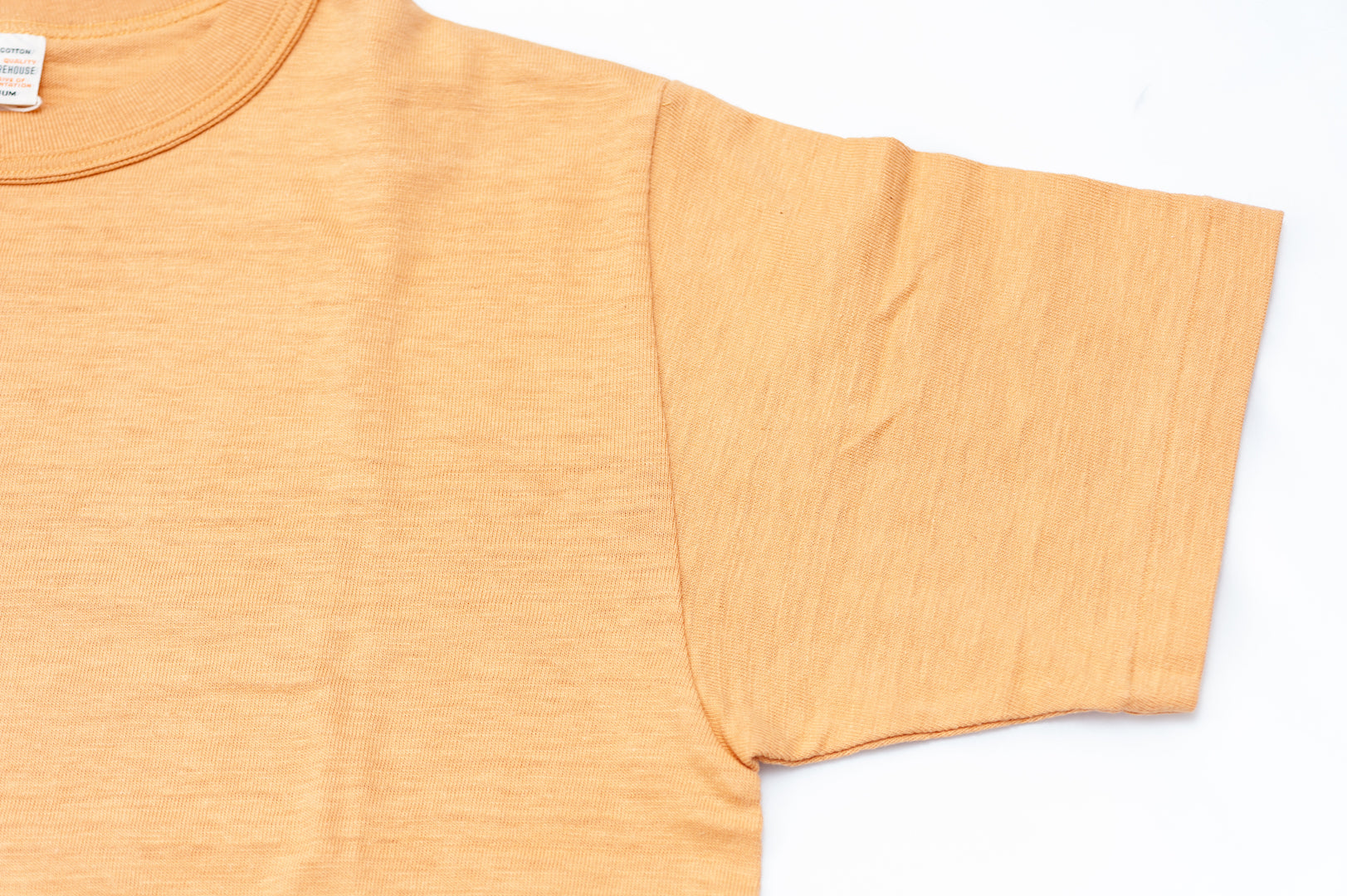 Warehouse 5.5oz "Bamboo Textured" Plain Tee (Orange)