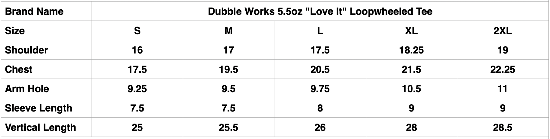 Dubble Works 5.5oz "Love It" Loopwheeled Tee (Grey)