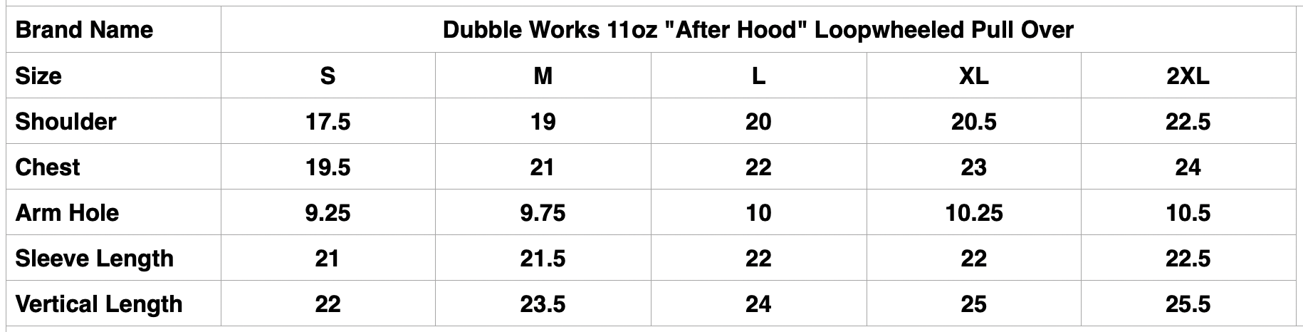 Dubble Works 11oz "After Hood" Loopwheeled Pull Over (Navy)