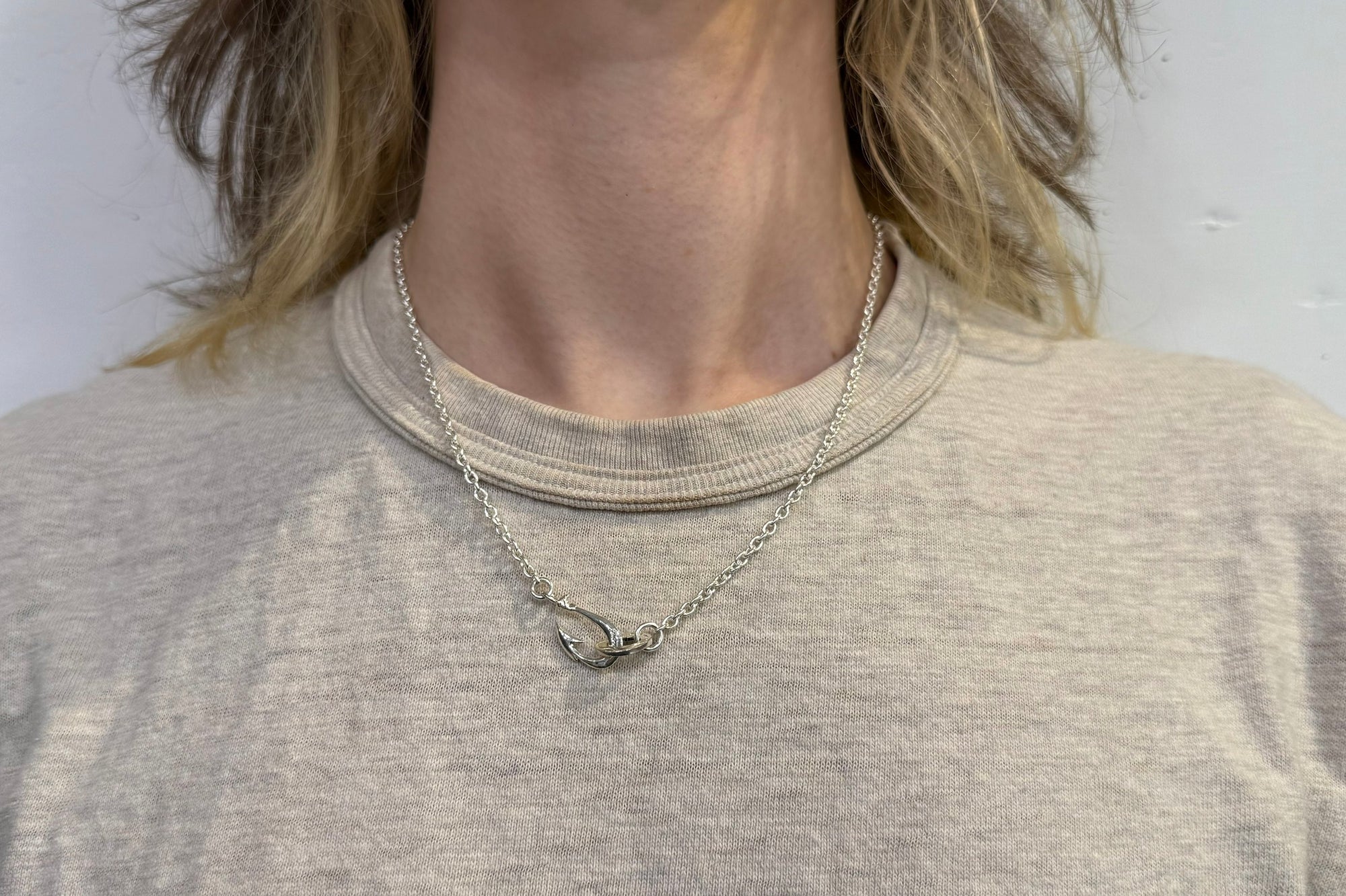 The One OCEAN "Round Azuki" Silver Chain with Makau Hook (Small)