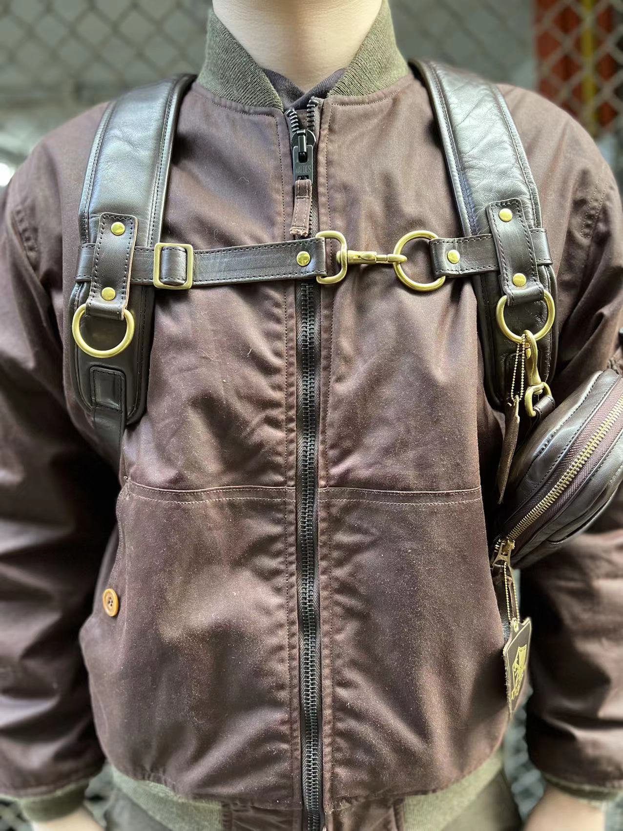 Inception by Accel Company Horsehide Backpack (Brown Tea-cored)