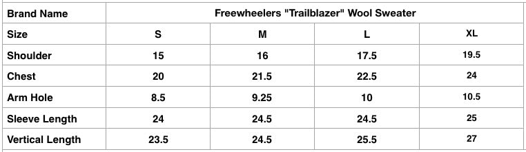 Freewheelers "Trailblazer" Wool Sweater (Grained Navy)