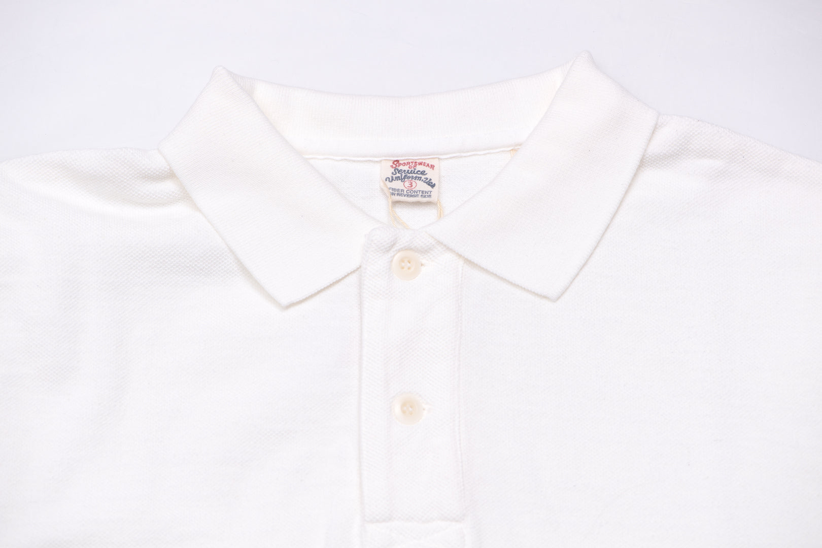UES 'Kanoko' Polo Shirt (White) - CORLECTION