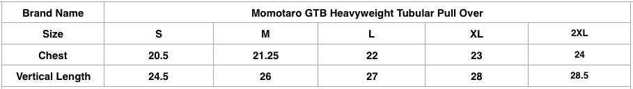 Momotaro GTB Heavyweight Tubular Pull Over (Grey)