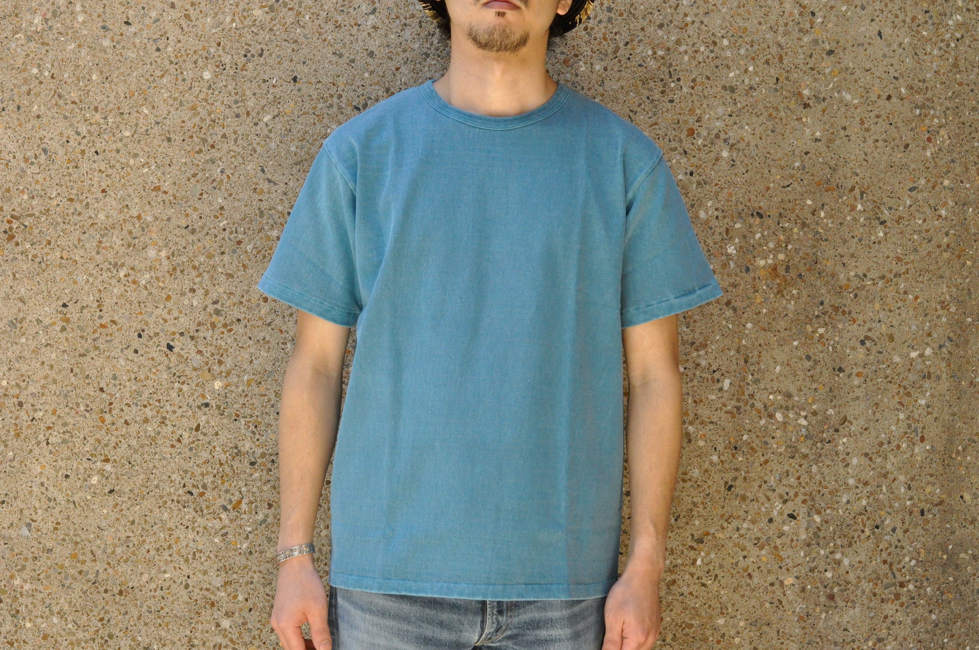 Dubble Works 9oz "Ultra-Heavy" Pigment Dyed Loopwheeled Tee (Turquoise)