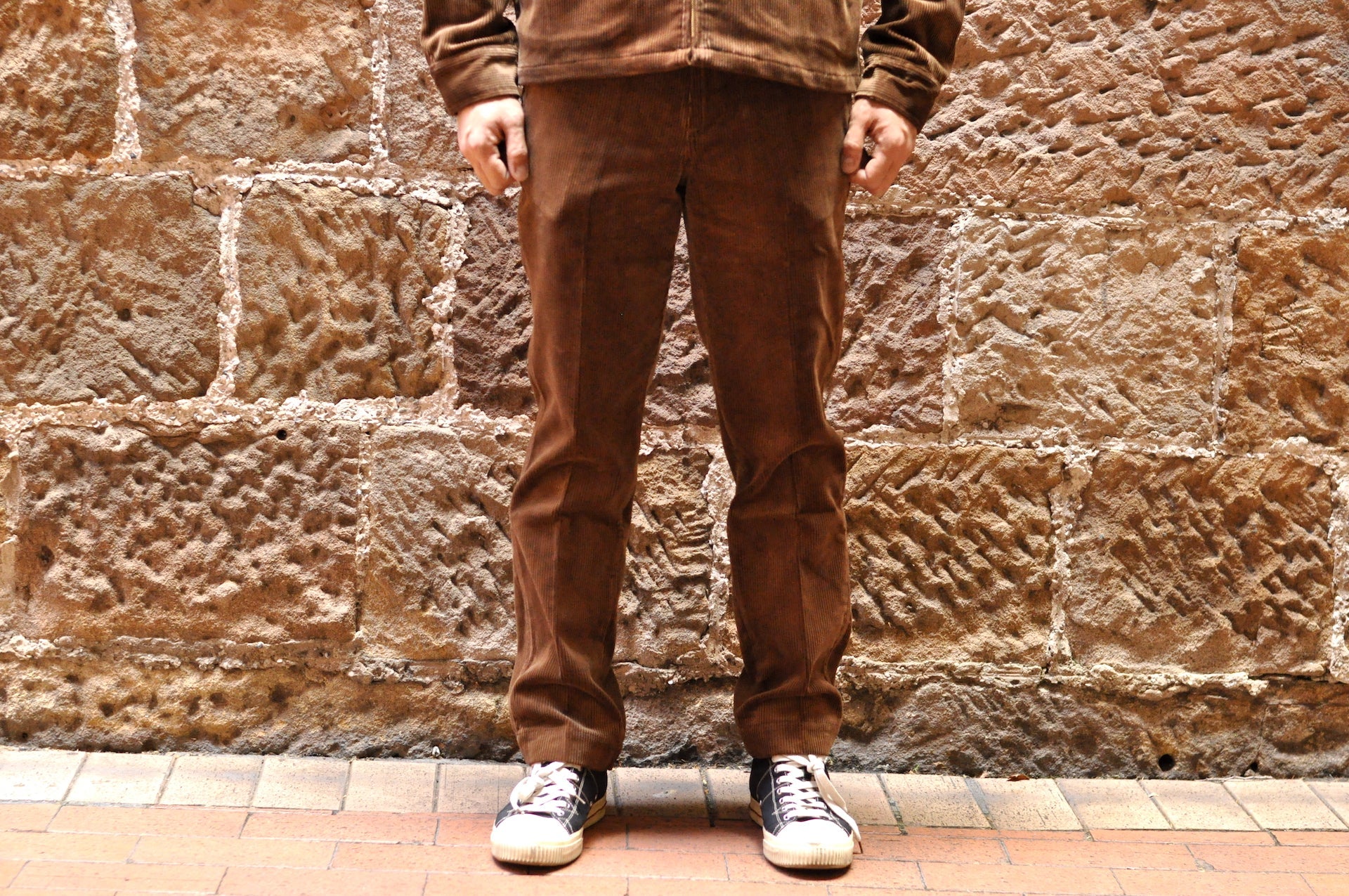Boncoura Heavyweight Corduroy '41 Chinos (Chocolate Brown