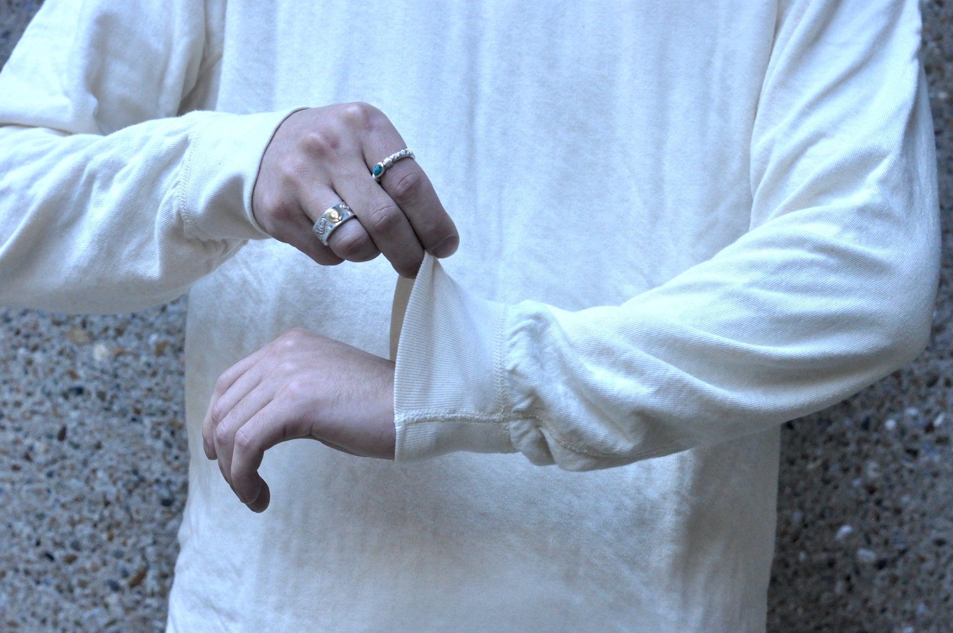 Stevenson Overall Co. Double Layered L/S Loopwheeled Thermal (Natural)