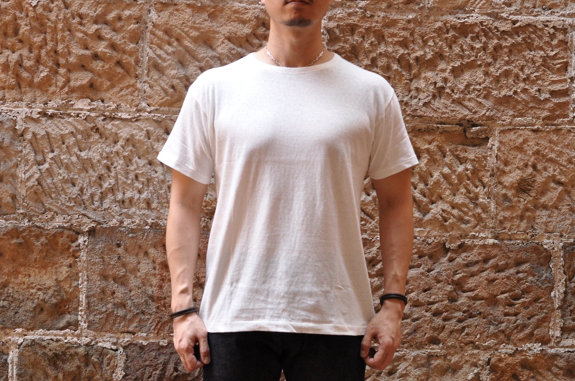 Warehouse 5oz USN "Skivvy" Loopwheeled Tee (White)