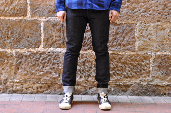 Pure Blue Japan SR-019 18oz Super Rough Denim Jeans - Straight Tapered