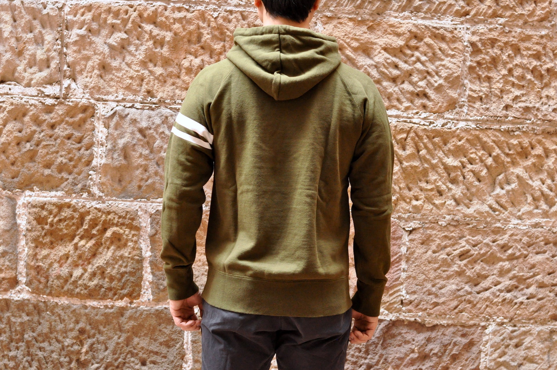 Momotaro GTB Heavyweight Tubular Pull Over (Olive)