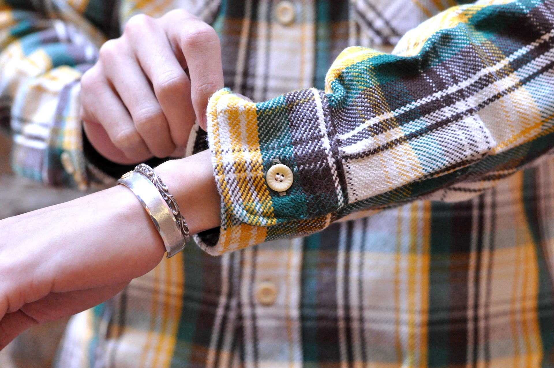 Warehouse LOT.3104 11oz Type B Selvage Flannel Workshirt (Pineapple)
