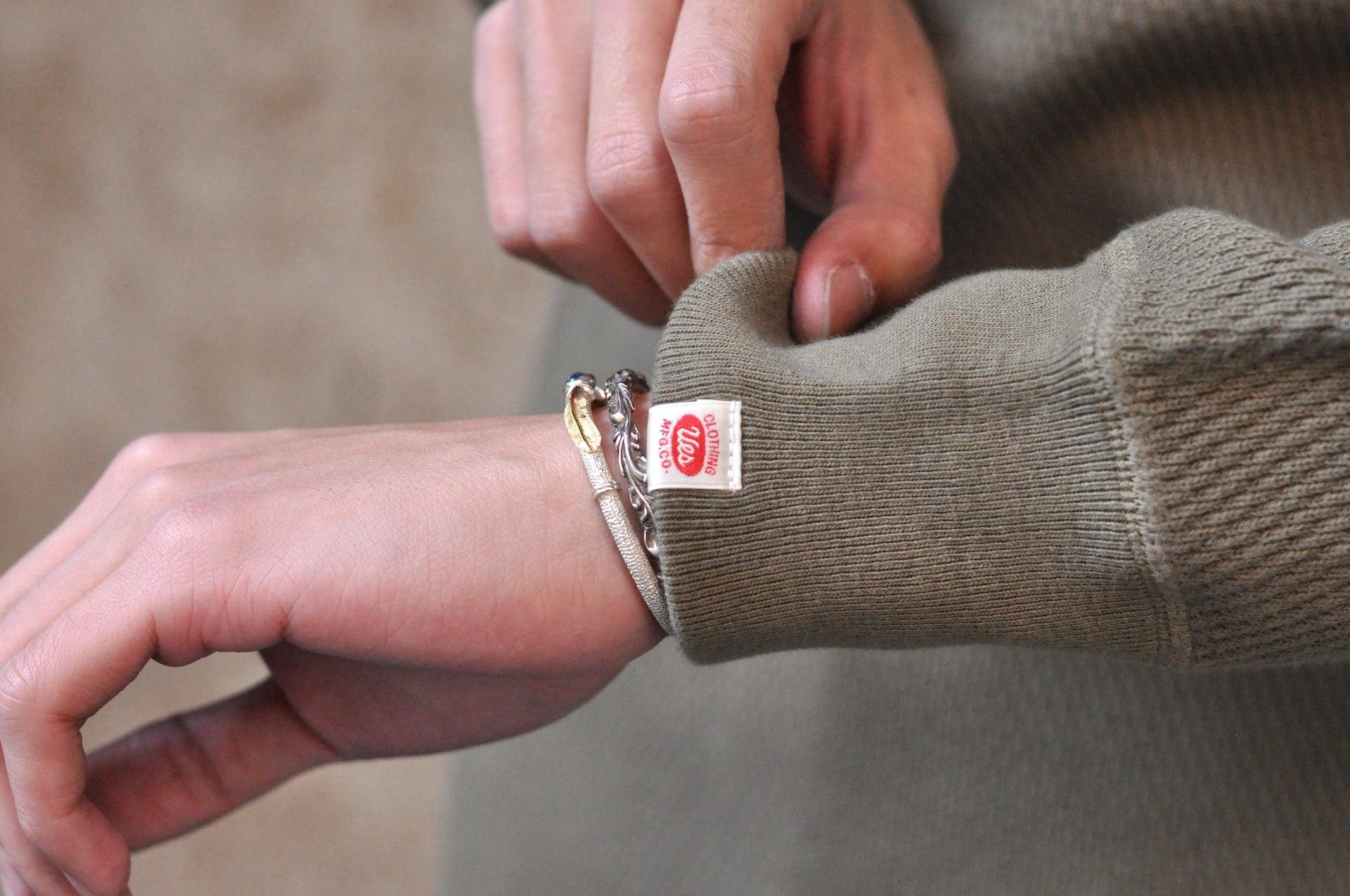 UES Ultra Heavyweight Thermal Sweatshirt (Olive)