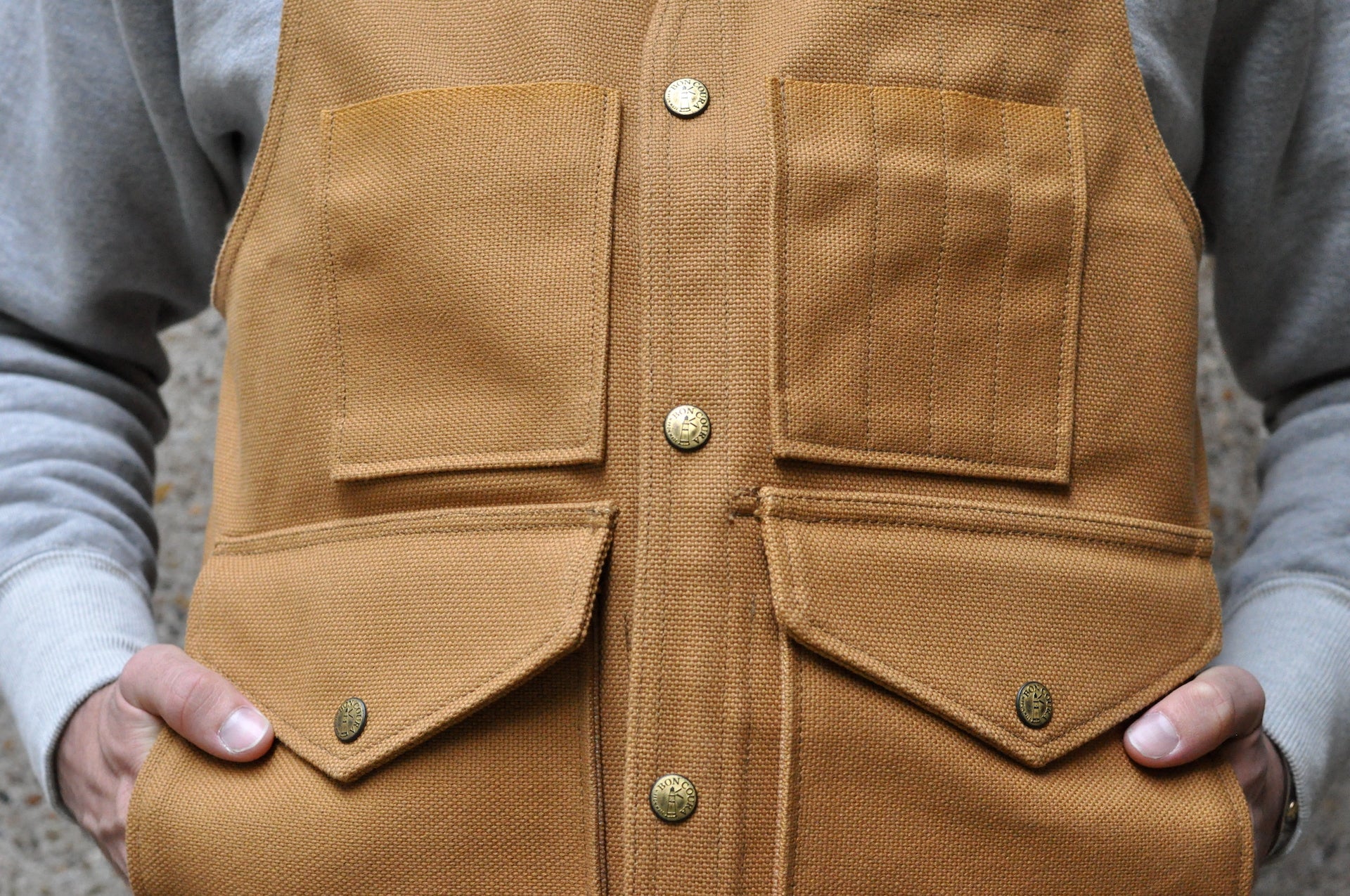 Boncoura X CORLECTION Heavyweight Duck Canvas Hunting Vest