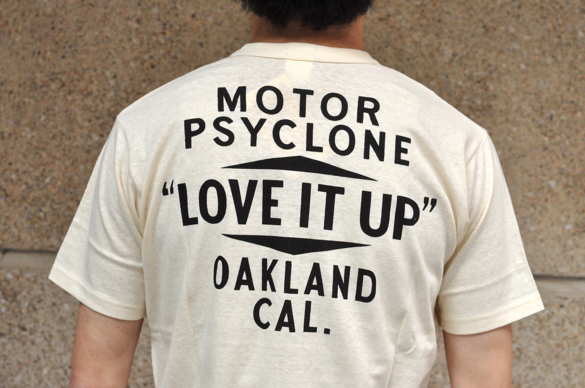 Freewheelers "Love It Up" Loopwheeled Tee (Cream)