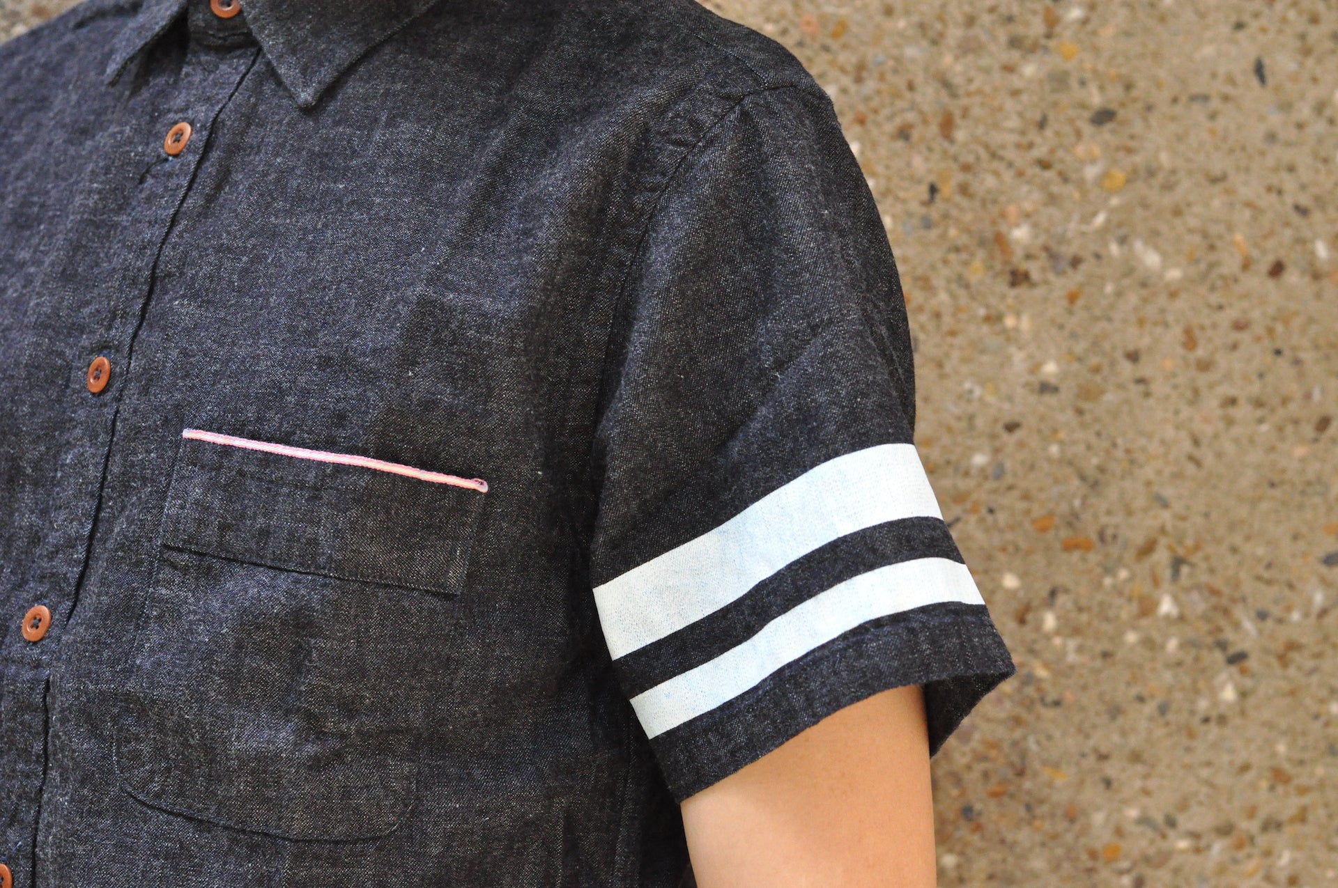 Momotaro 9oz Indigo Selvage Denim GTB S/S Workshirt