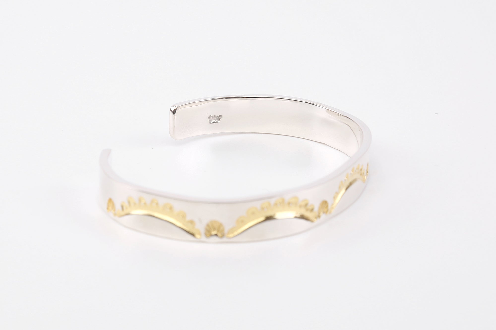 Legend  10mm "Crown" Bangle With 24K Gold