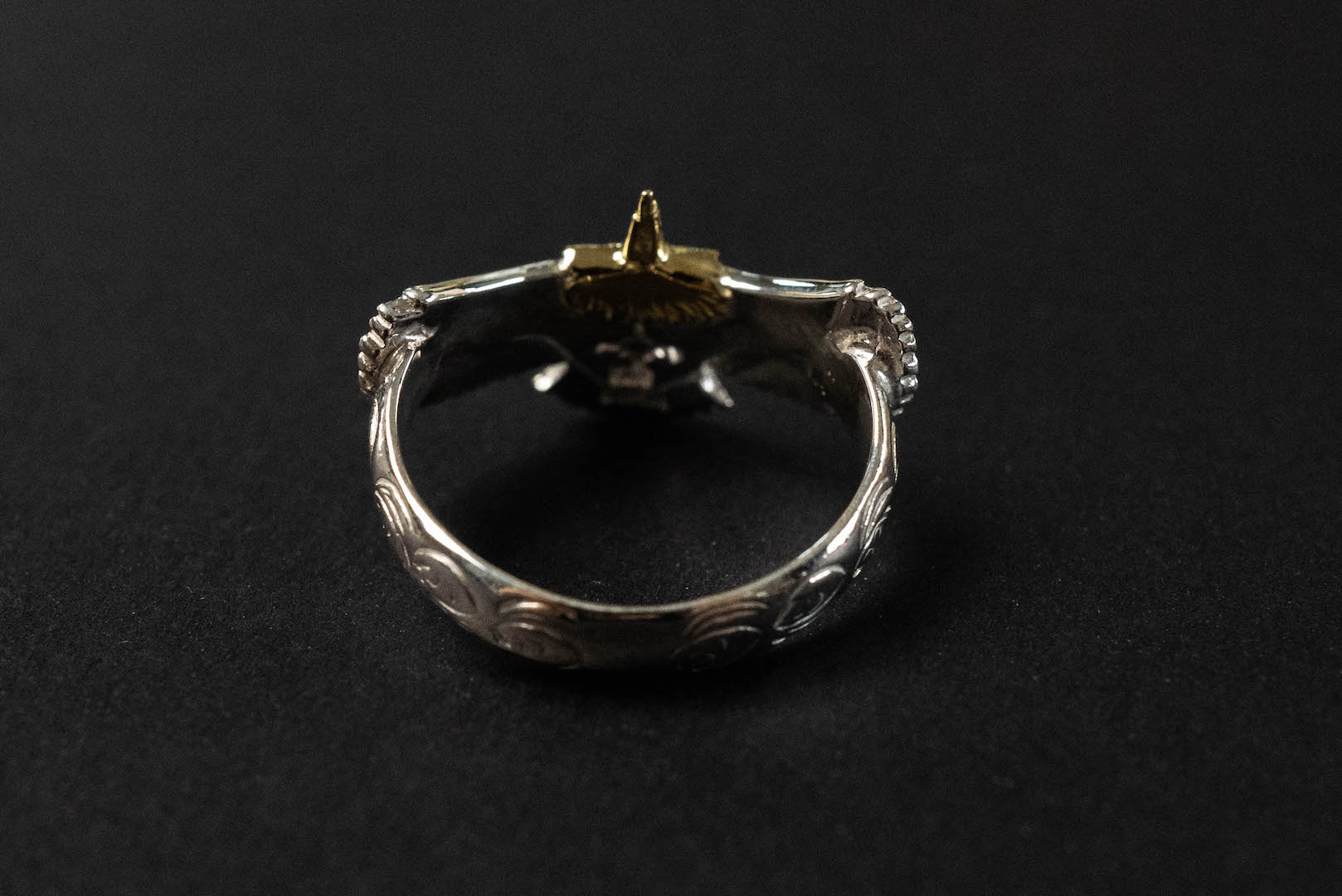 First Arrow's Eagle Ring with 18K Gold Head (R-180)