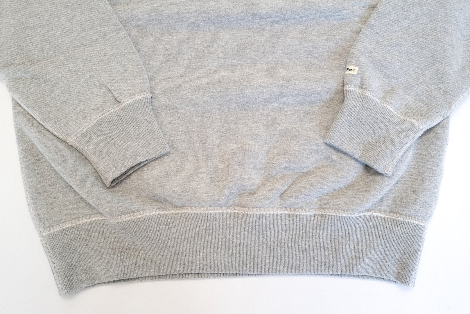 The Flat Head 11oz Loopwheeled Sweatshirt (Heather Grey)