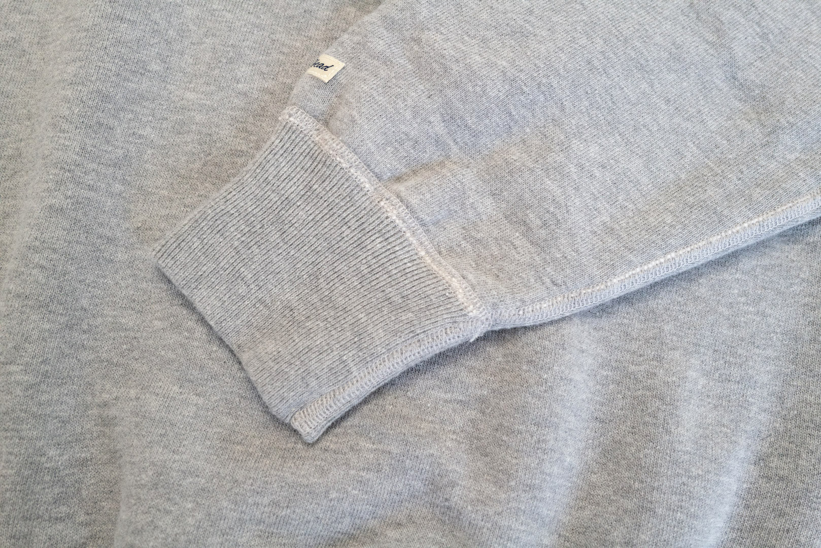 The Flat Head 11oz Loopwheeled Sweatshirt (Heather Grey)