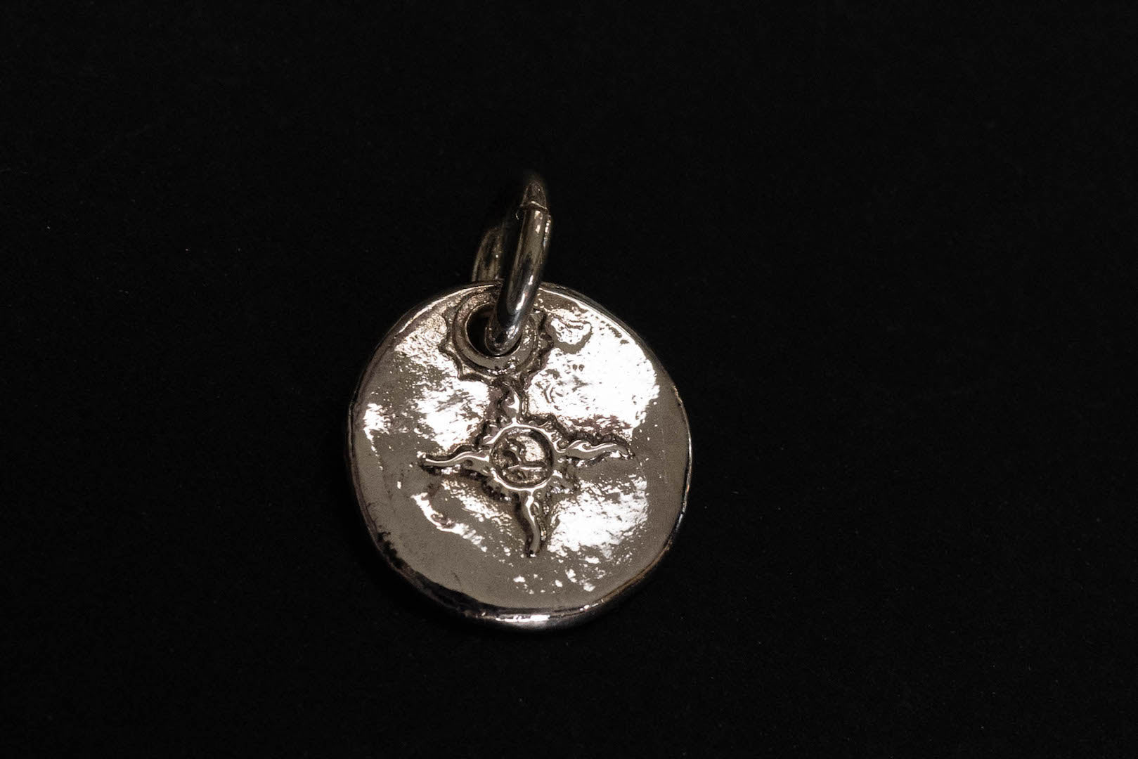 First Arrow's "Sunburst" Silver Metal Pendant (P-007)