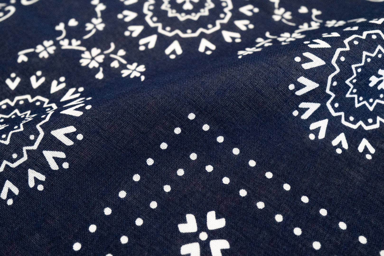 The Flat Head "Lifelong Wear" Bandana (Indigo)