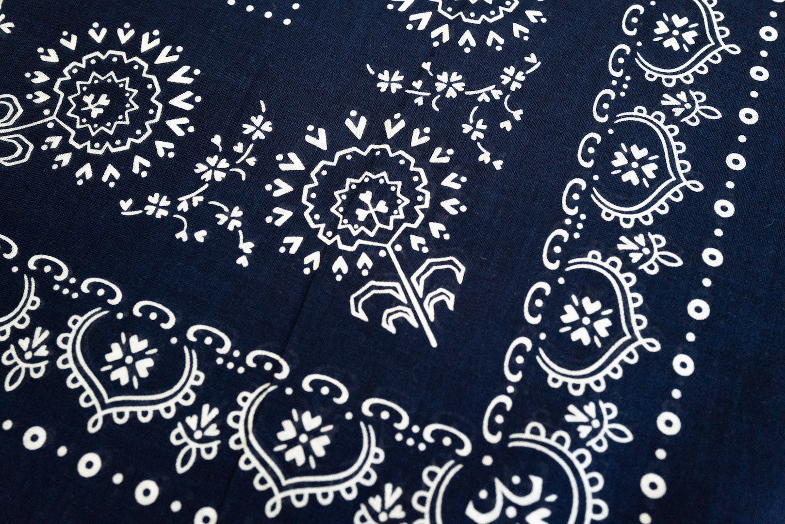 The Flat Head "Lifelong Wear" Bandana (Indigo)