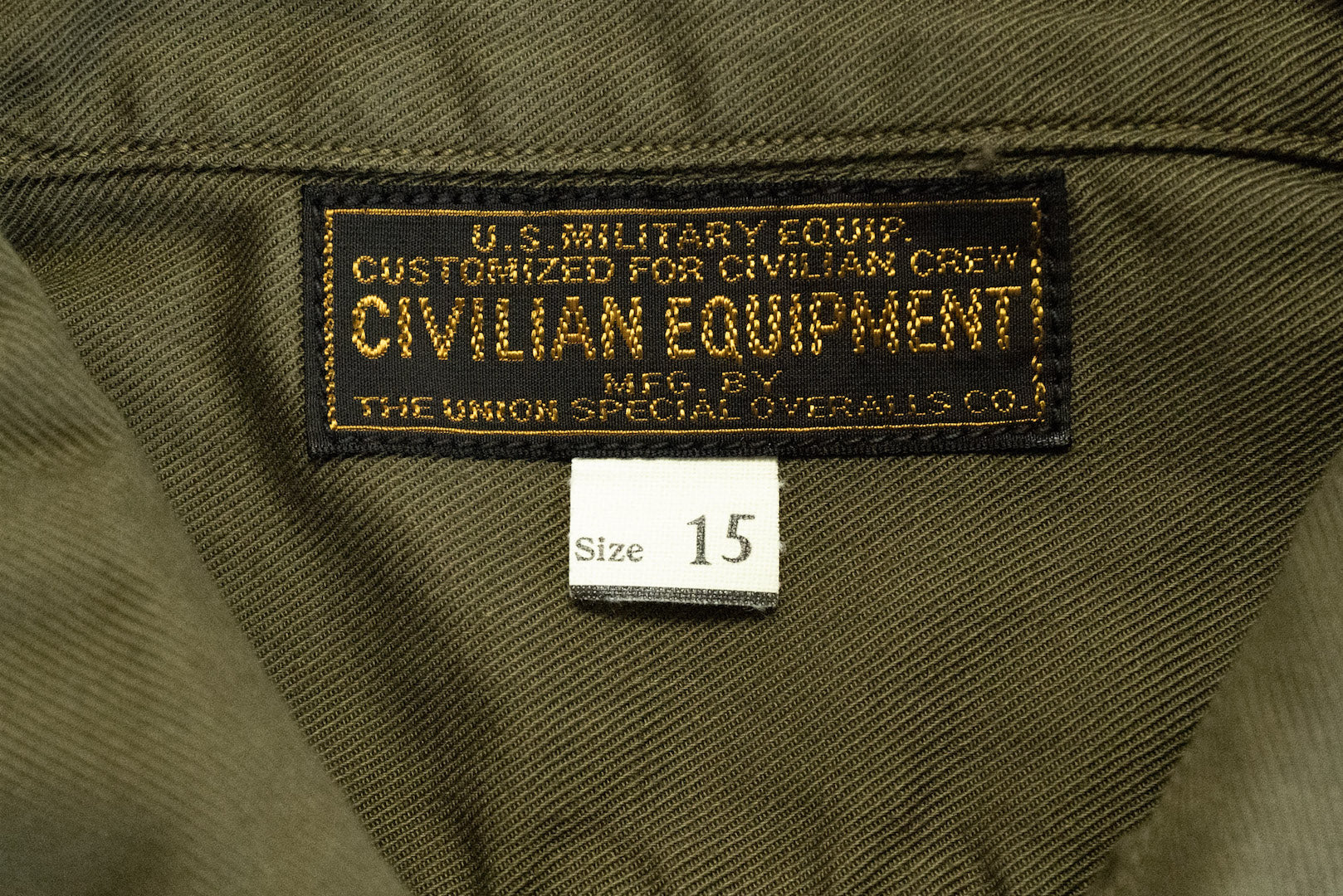 Freewheelers Military Utility Shirt (Olive)