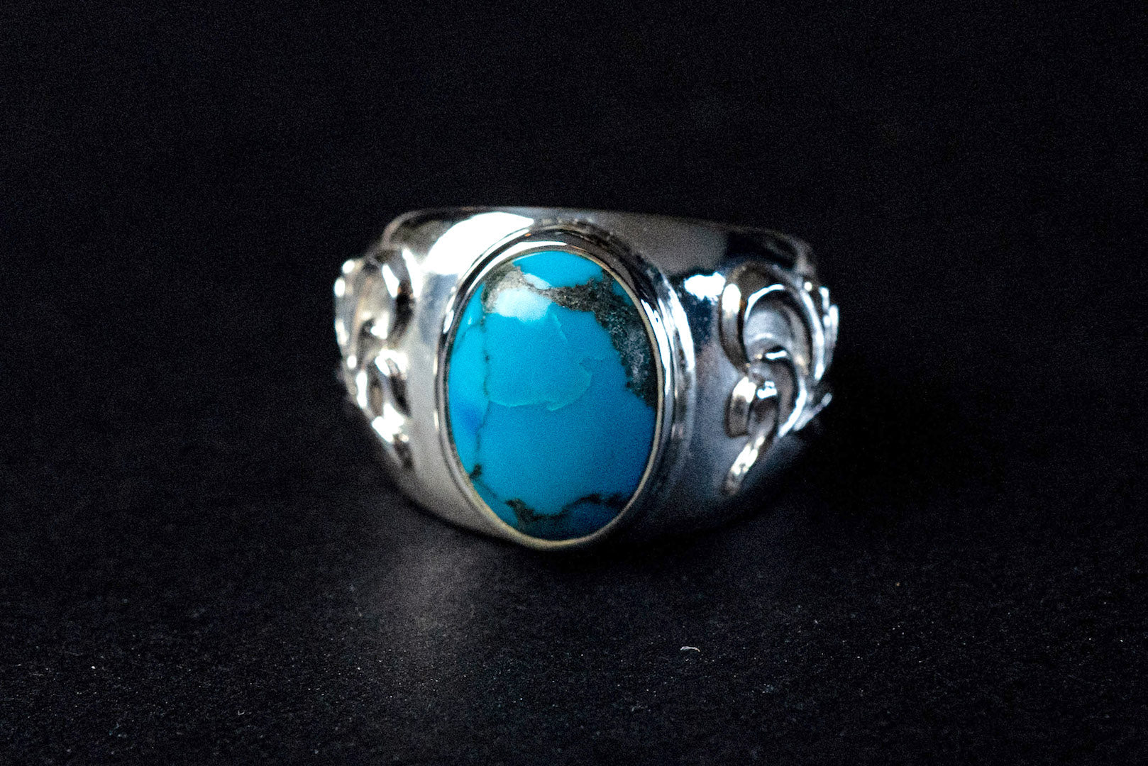 Legend Standard Size "Ivy" College Ring With Turquoise (R-12-S-TQ)
