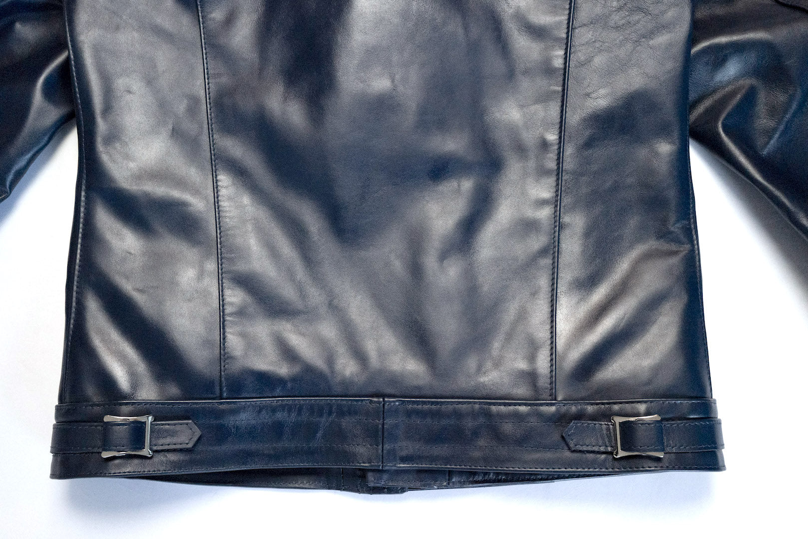 Lewis Leathers 441T Navy Horsehide 'Cyclone' Jacket (Tight fit)