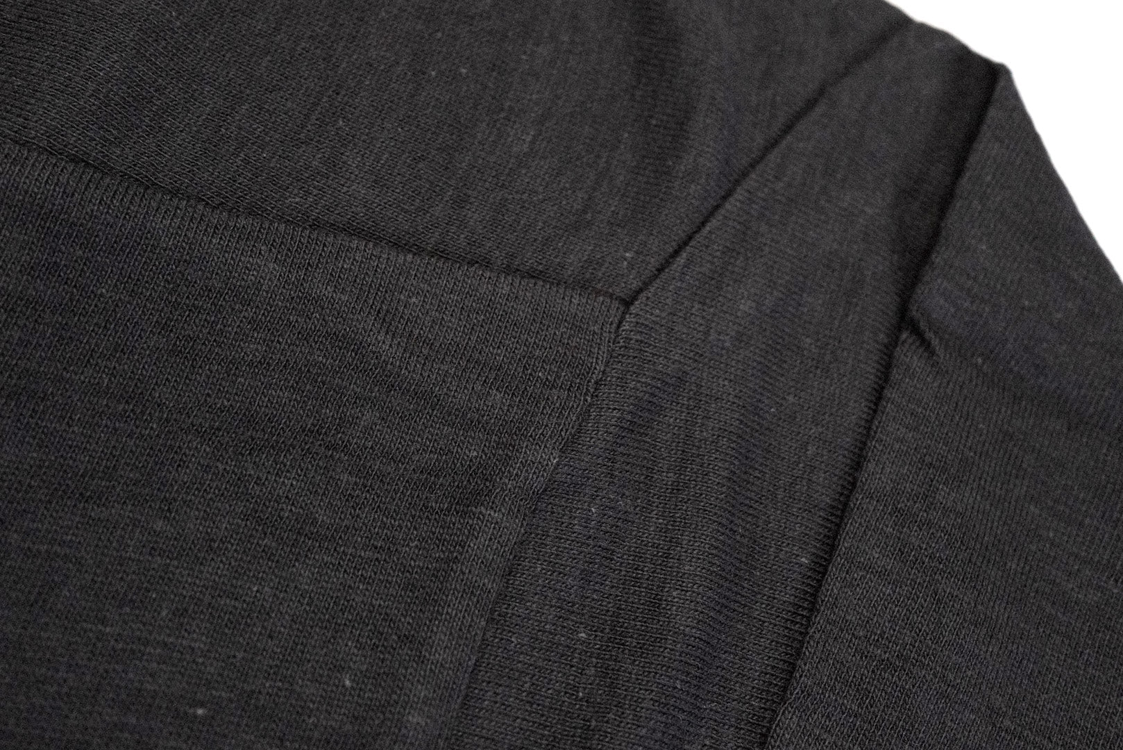 Warehouse "Bamboo Textured" 3/4 Sleeve Football Tee (Black)