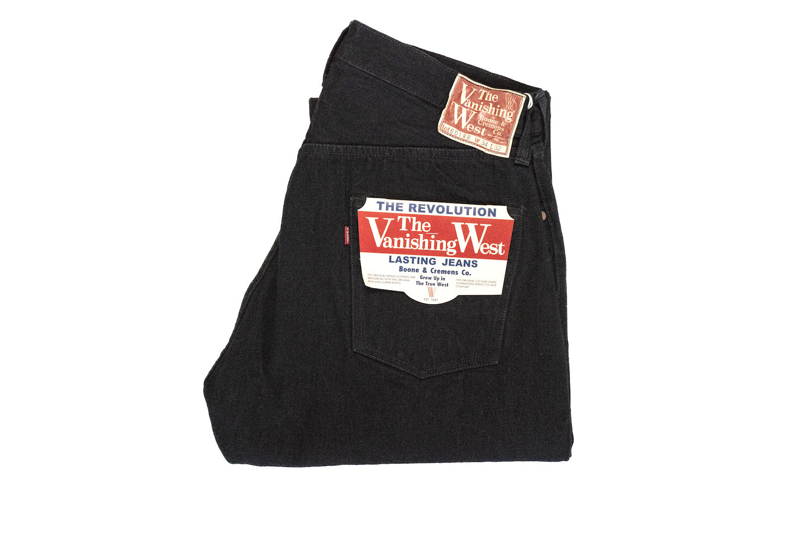 Freewheelers 14oz 601RB "Motor Psyclone" Black Denim (Modern Straight Fit)