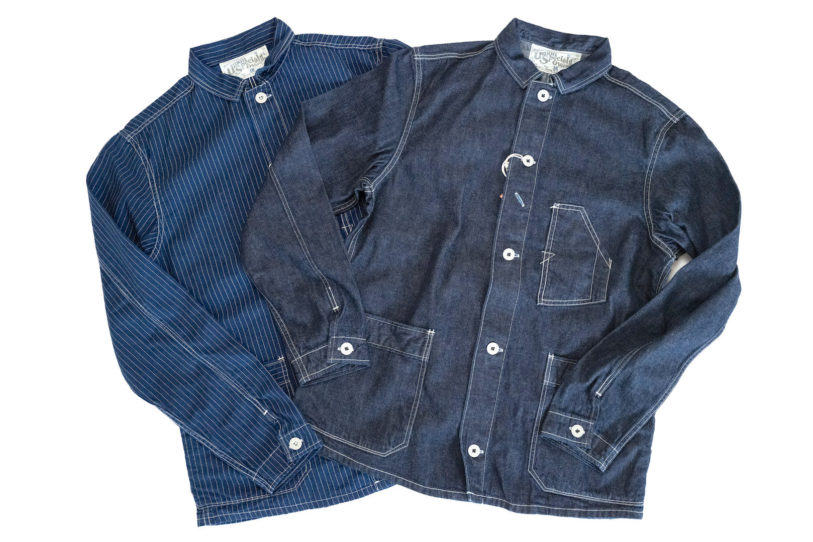Freewheelers "WIGWAG" Indigo Wabash Work Jacket