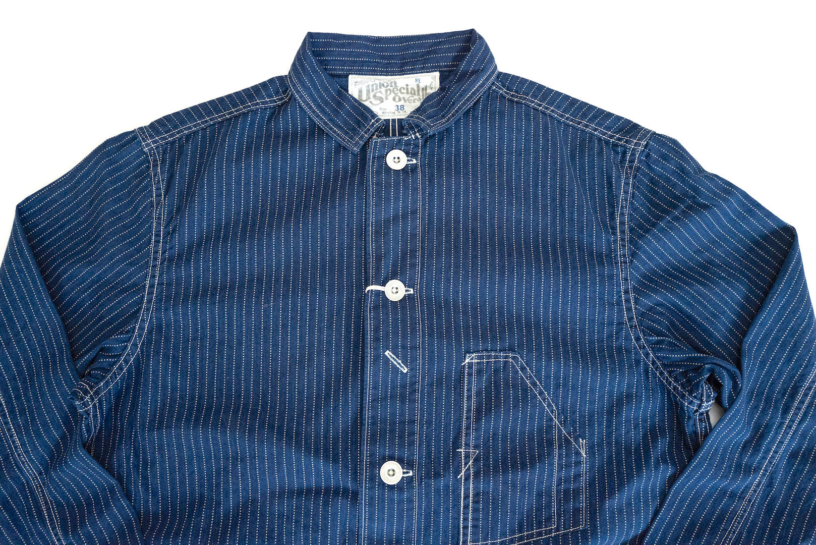 Freewheelers "WIGWAG" Indigo Wabash Work Jacket