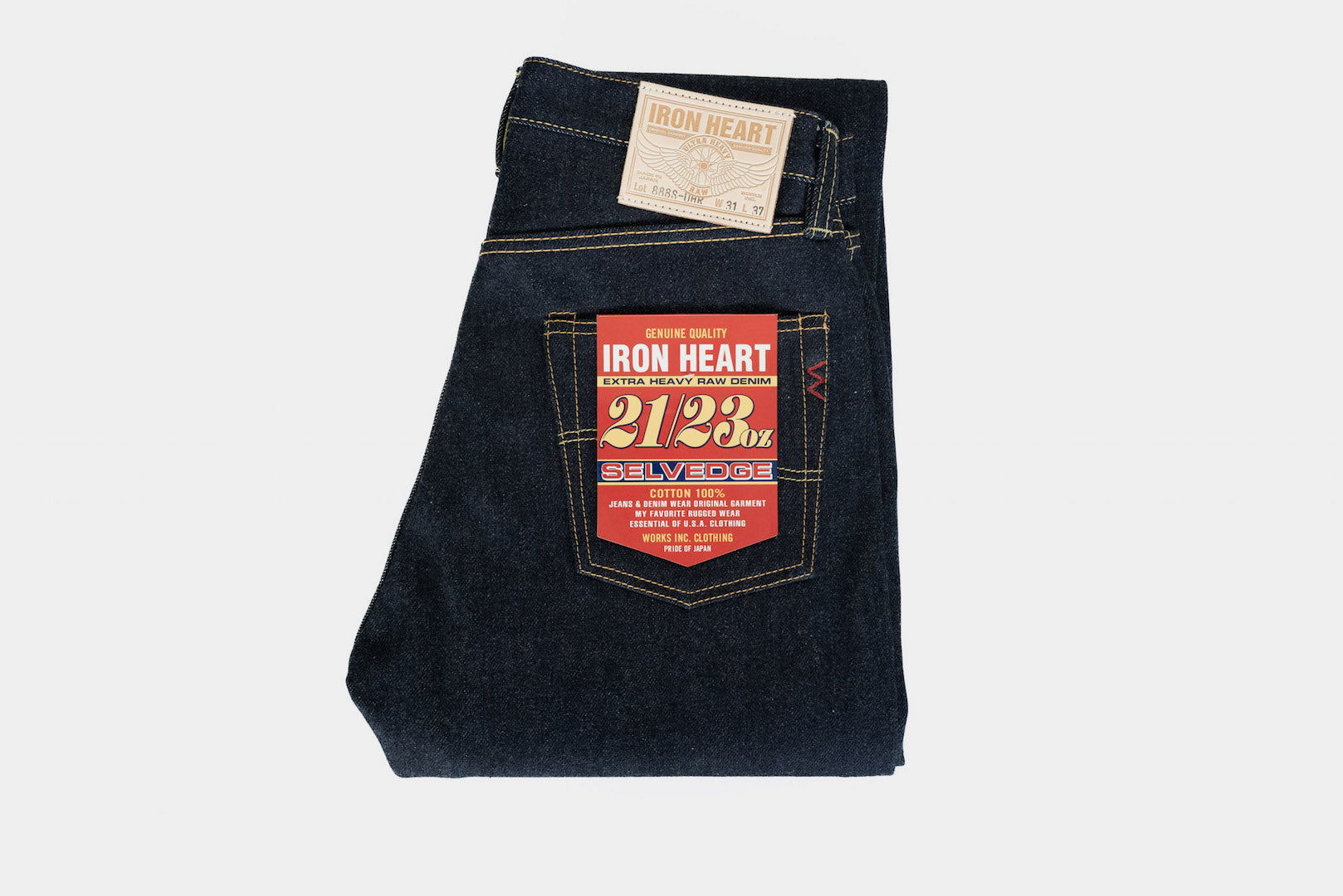 Iron Heart 888S-UHR 21/23oz Denim (Straight Tapered Fit)