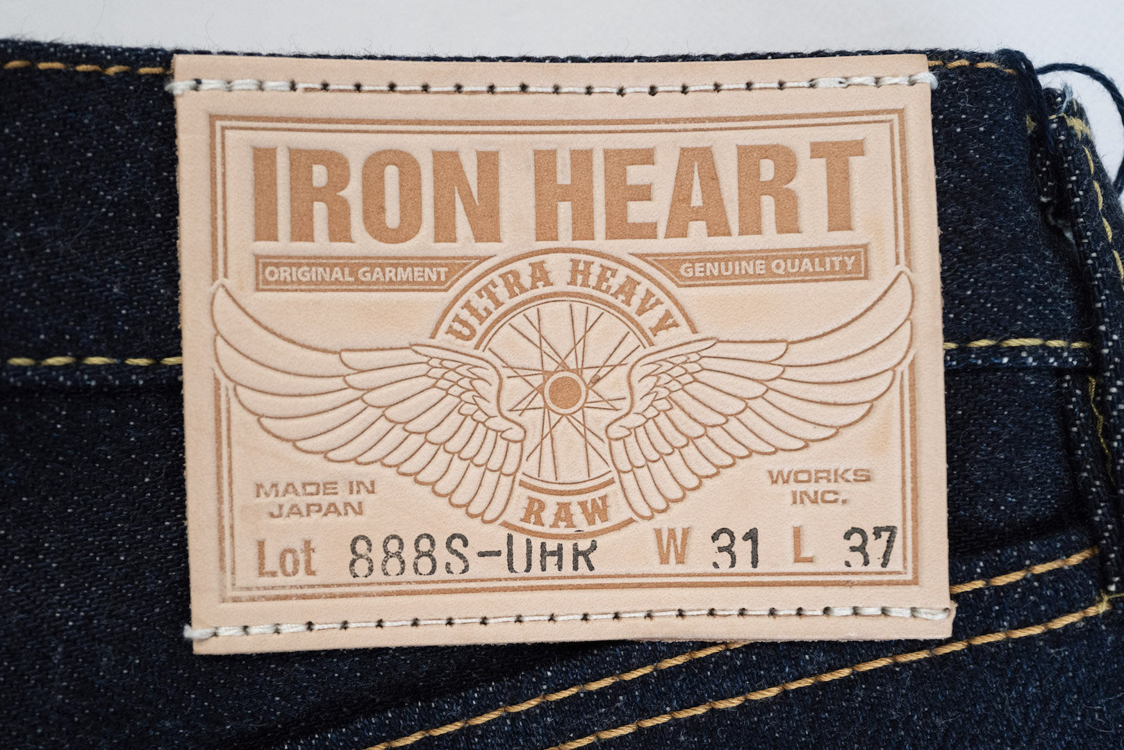 Iron Heart 888S-UHR 21/23oz Denim (Straight Tapered Fit)