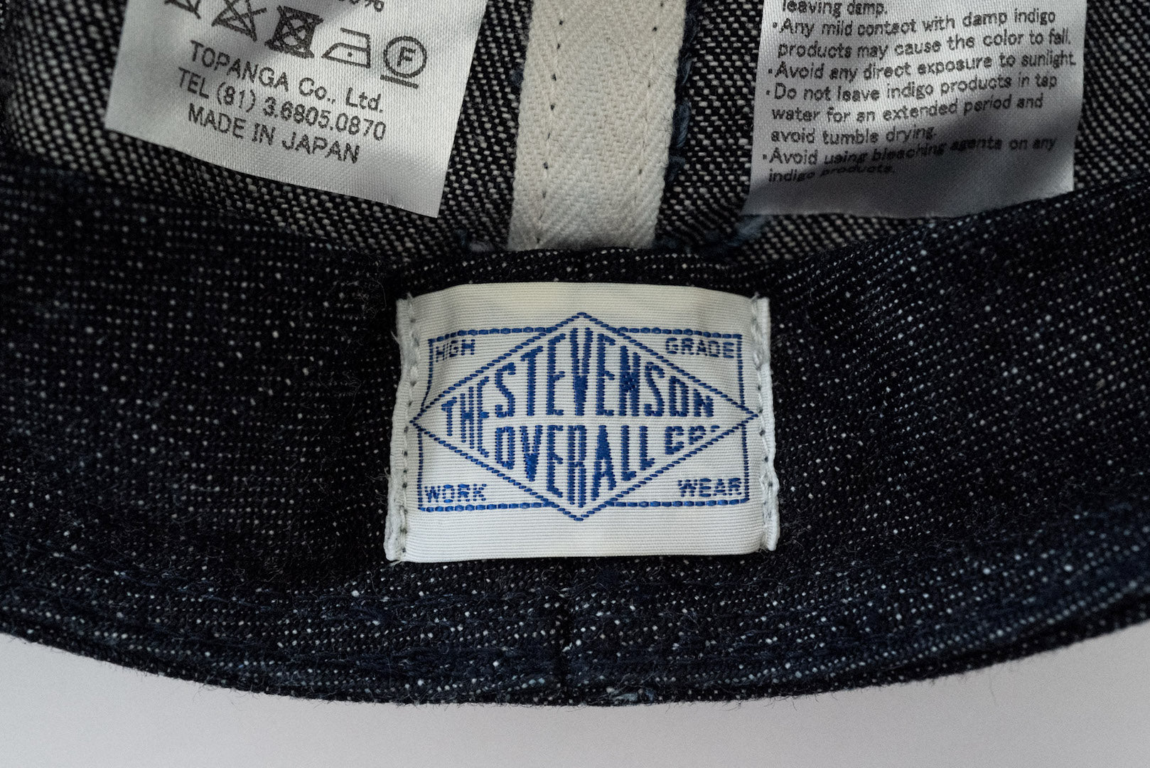 Stevenson Overall Co. 11oz Denim Mechanic Cap