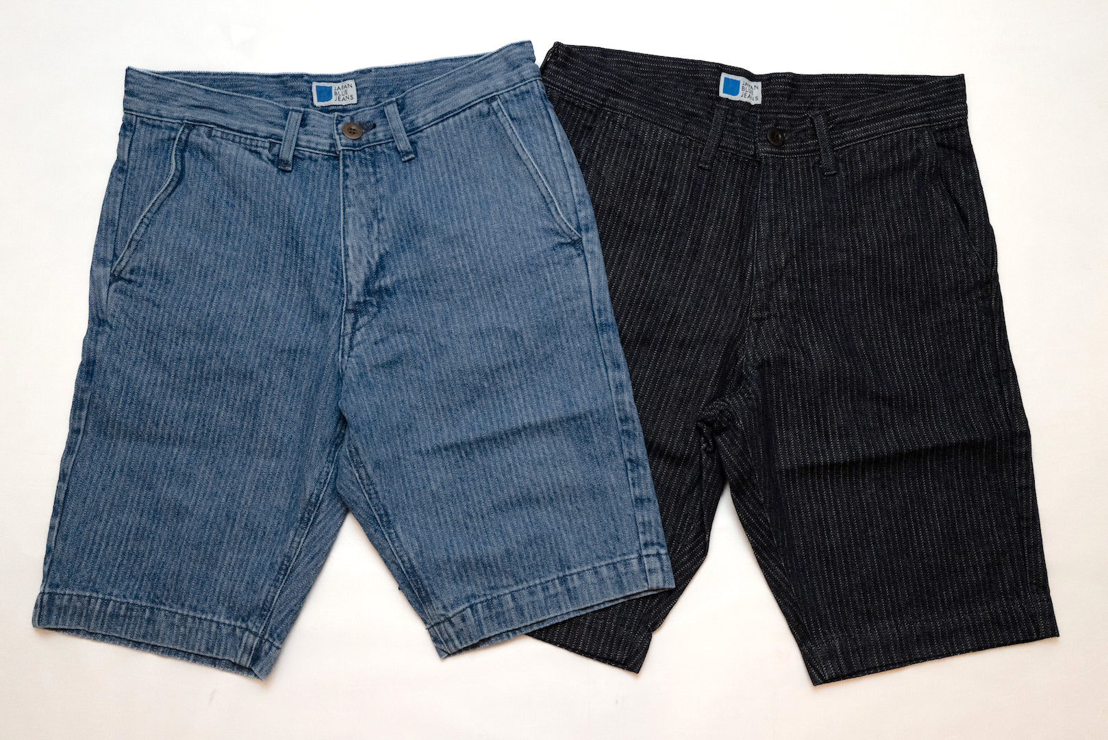 Japan Blue X CORLECTION 11oz HBT Denim Shorts (Washed Indigo)