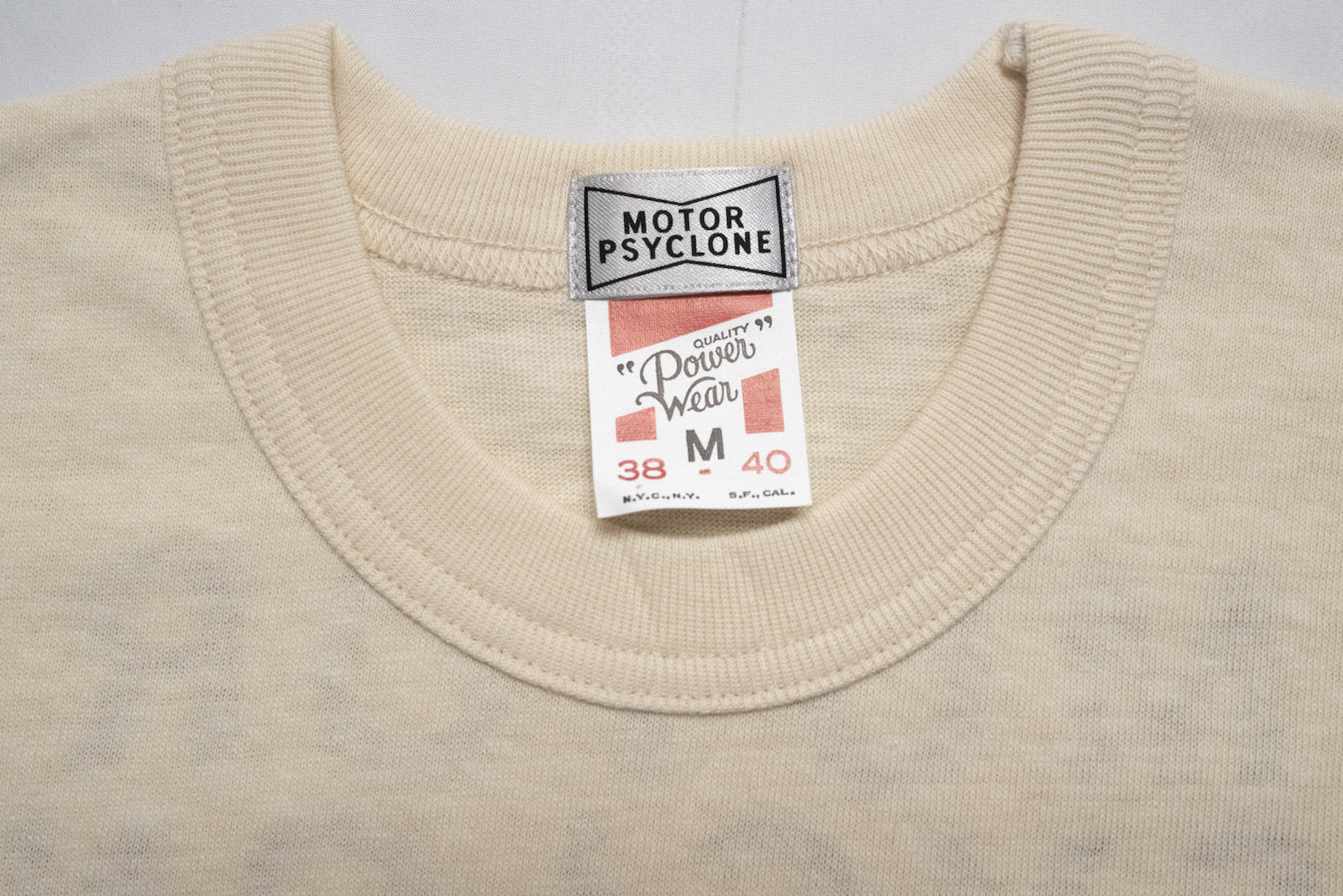 Freewheelers "Love It Up" Loopwheeled Tee (Cream)