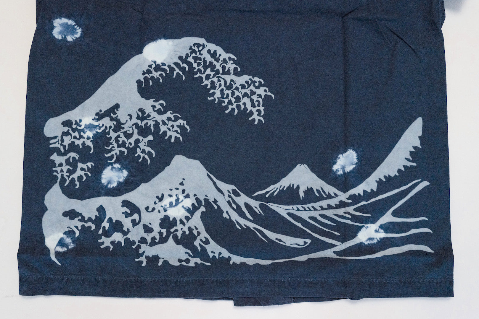 Studio D'Artisan Natural Indigo "Mountain.Fuji" S/S Hawaii Shirt