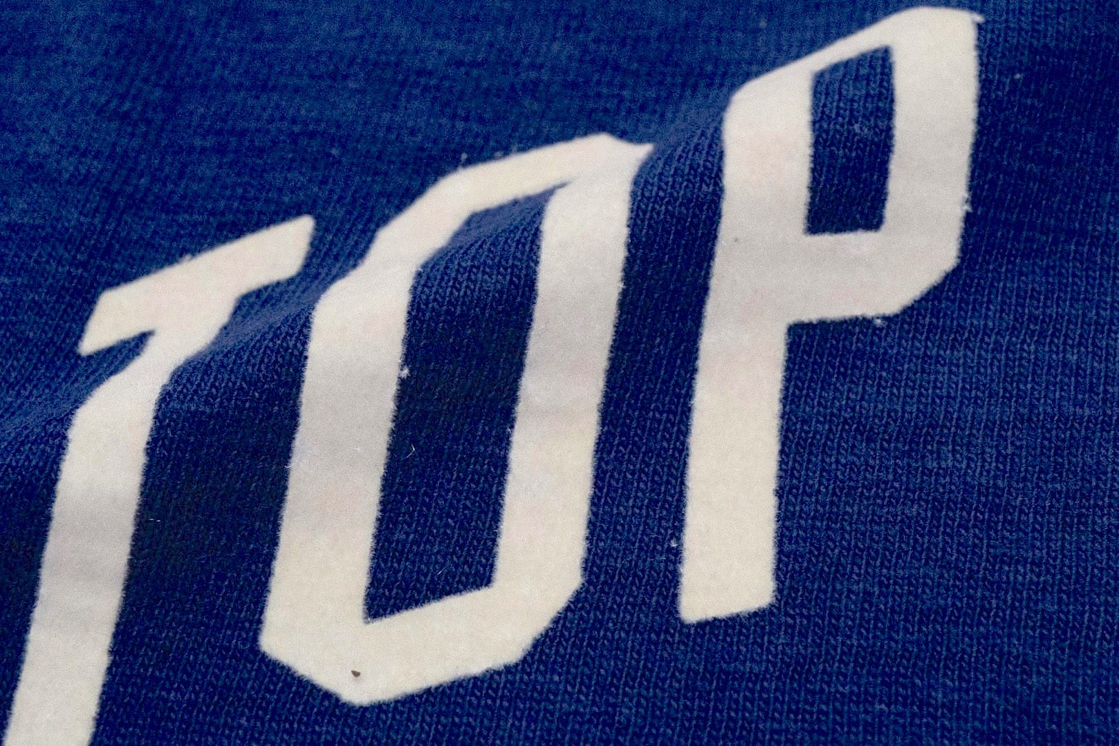 Warehouse "Top Notch" 'Bamboo Textured Ringer Tee (Navy)