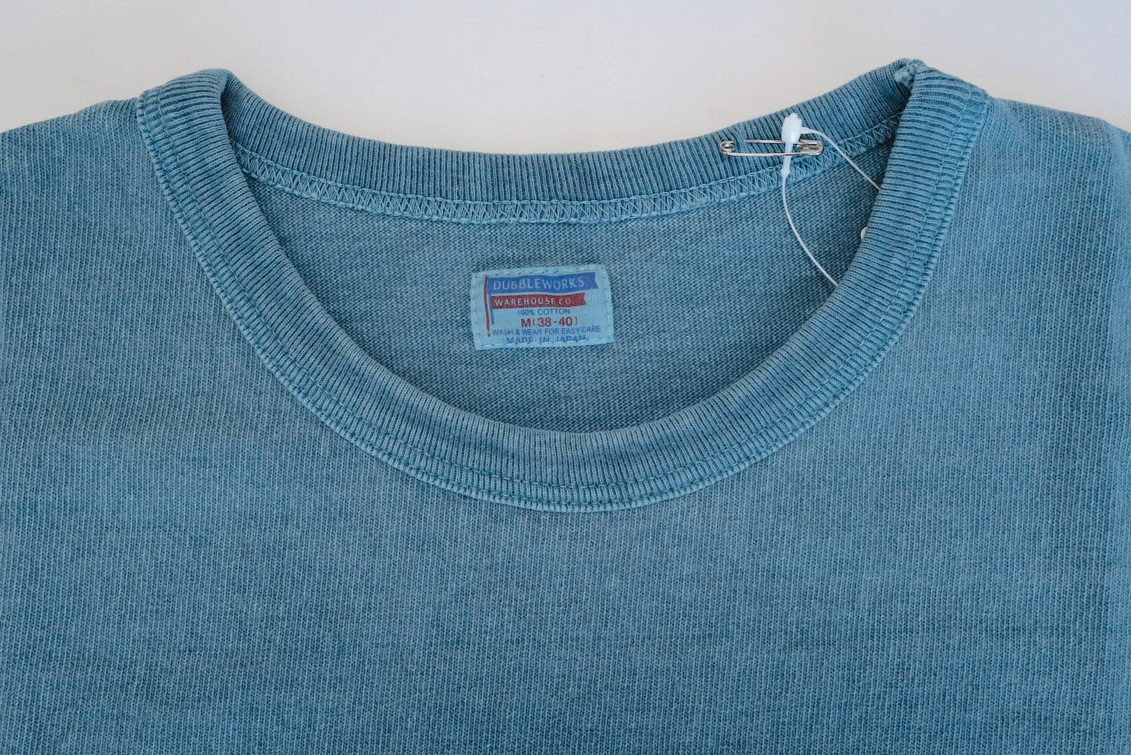Dubble Works 9oz "Ultra-Heavy" Pigment Dyed Loopwheeled Tee (Turquoise)