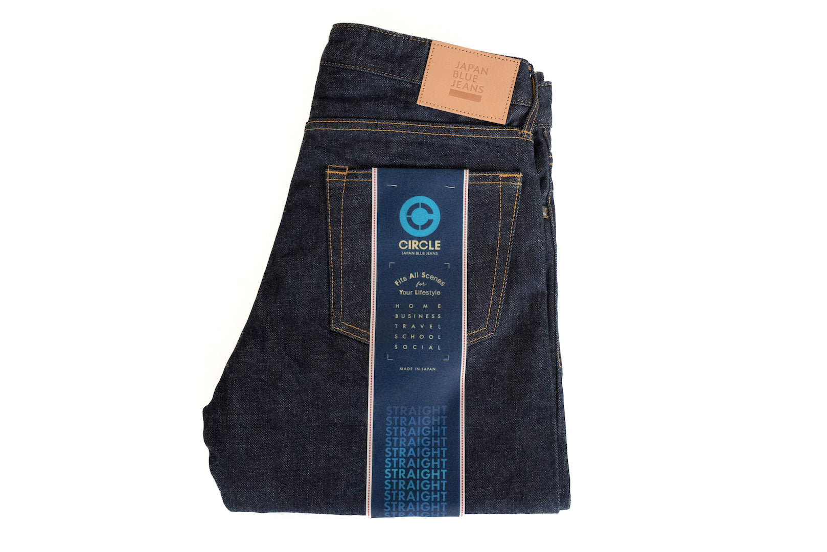 Japan Blue 14.8oz J301B 'Circle'  Denim (Straight Tapered Fit)