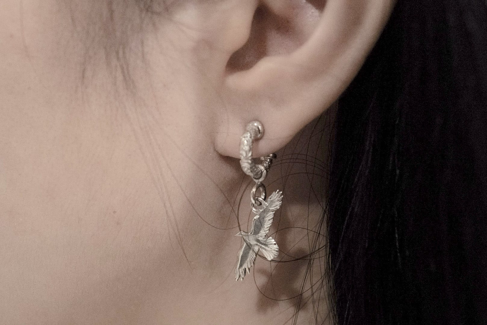 Legend "Flying Eagle Pendant" Earring