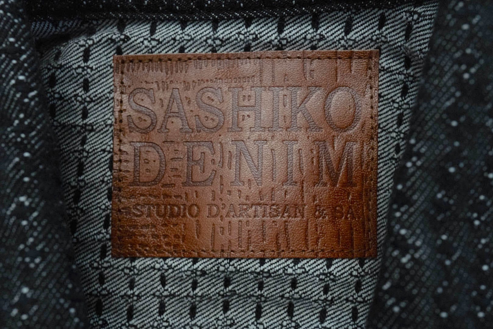 Studio D'Artisan 15oz Sumi Dyed Sashiko Type 2 Jacket