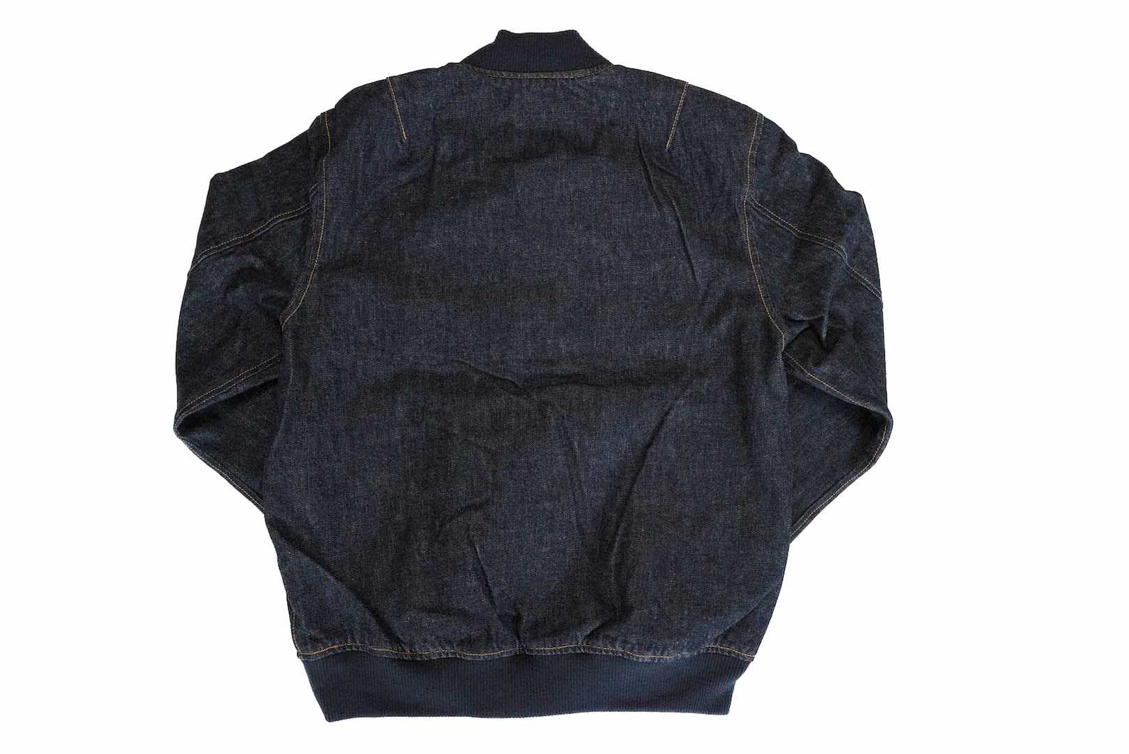 Japan Blue Indigo Dyed Denim Bomber Jacket